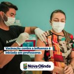 VACINAÇÃO CONTRA A INFLUENZA É INICIADA EM PROFESSORES