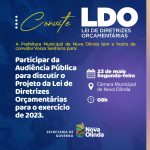 Ao Vivo – LDO – Lei de Diretrizes Orçamentárias. Nova Olinda Ceará – 23/05/2022